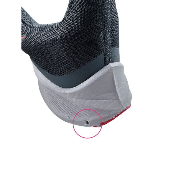 Nike Zoom Men Winflo 8 Running Shoes Anthracite/Rush Orange CW3419-010 Sz 9 - Picture 14 of 16